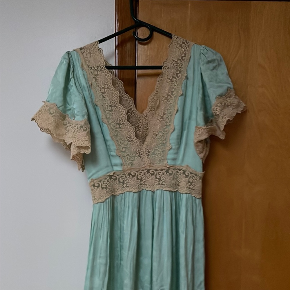 Spell and The Gypsy dress seafoam mint and - Picture 5 of 7